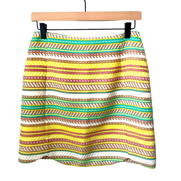 Anthropologie Hutch | Sita Mini Skirt Woven Scalloped Tulip Hem Size 2 - Picture 1 of 7